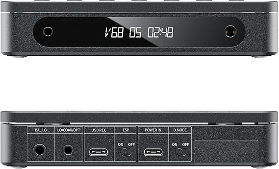 FiiO DM13 Multifunctional Portable Stereo CD Player with Long-Lasting Battery, Supports USB Ripping, Optical/coaxial/3.5mm/4.4mm outputs (Black Bluetooth) | USB ripping, optical, coaxial, 3.5mm and 4.4mm outputs