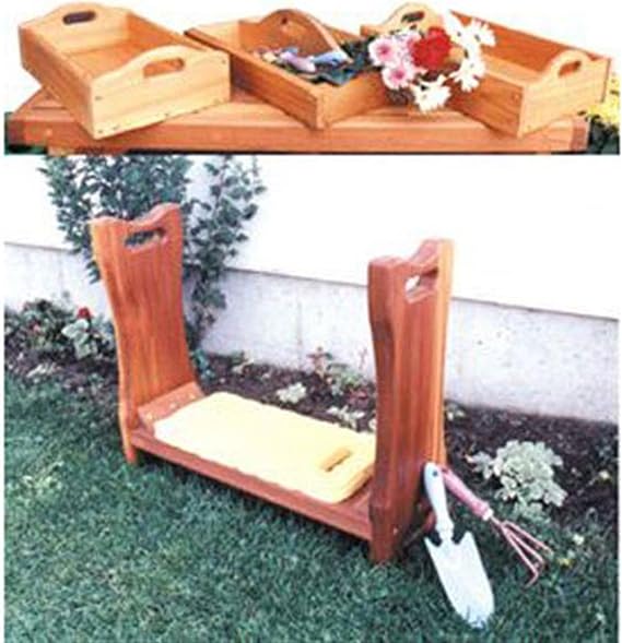 Woodcraft Project Paper Plan To Build Kneeling Bench - Material Not Included