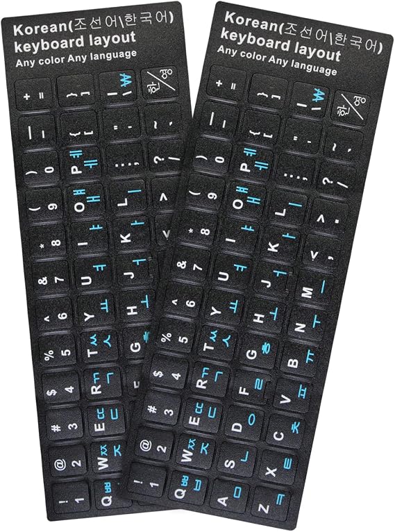 Character Keyboard Stickers 2-Pack | For Laptops, Desktops and Mac Devices