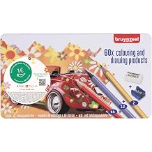 Bruynzeel 60’ Coloring Dry Pen Paint Set