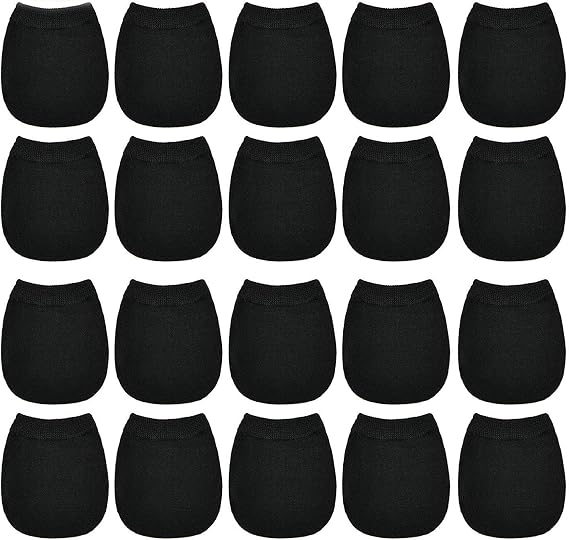 STAY GENT 10 Pairs Seamless Clog Mule Half Socks for Women Cotton Toe Topper Socks