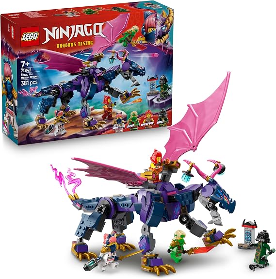 Lego 71842 Ninjago Master Dragon Longtwo Toy Birthday Present Blocks Boys Girls Children 7 8 9 Years Old Elementary School Animals Battle Robot Mother Father