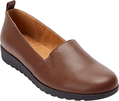 Comfortview Womens Wide Width The June Flat