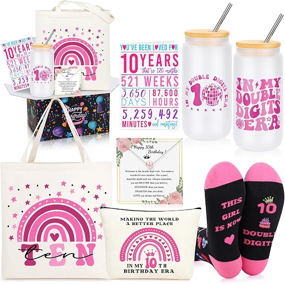 Gifts for 10 Year Old Beautiful Teen Girl, 10 Year Old Beautiful Teen Girl Birthday Gifts, 10th Birthday Decorations Popular Present