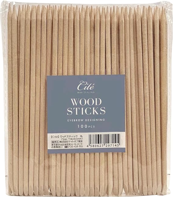 Wood Stick Round 100pcs