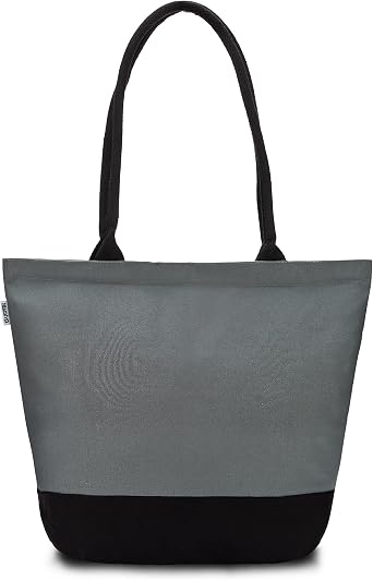Mamlyn Cotton Canvas Tote Bag with handles, Reusable Cloth Shopping Grocery Bag, Large, Heavy Duty