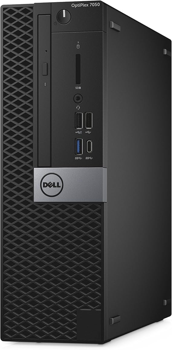 Dell OptiPlex 7050 Small Form Factor Desktop Computer, Intel Core i5-7500, 8GB DDR4, 256GB Solid State Drive, Windows 10 Pro (1735H)