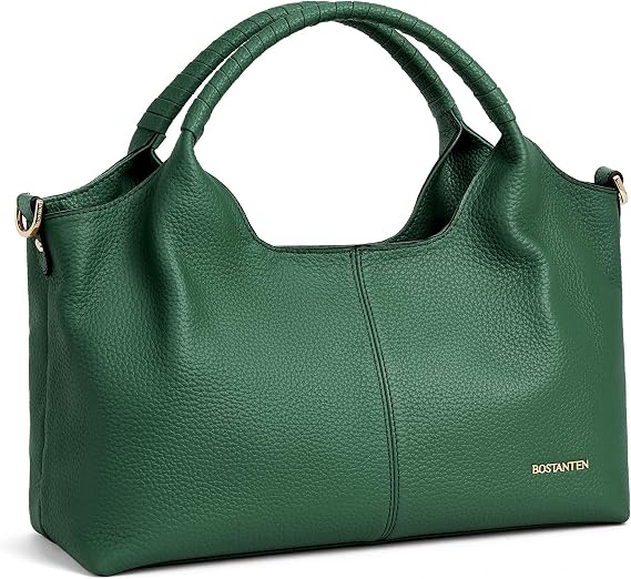 BOSTANTEN Women Leather Handbag Designer Satchel Purses Top Handle Shoulder Totes Crossbody Bag