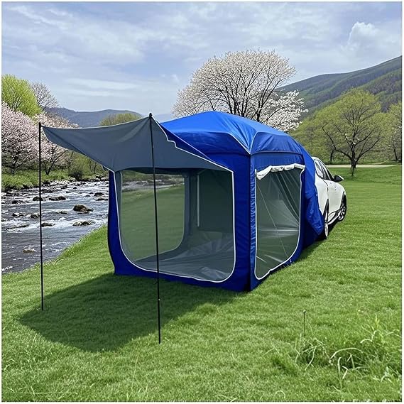 Tent for Hatchback Suv Tailgate Tent Tailgate Awning Car Boot Tents for Vehicles Boot for Van Suv Tailgate Tent Uk Drive Away Car Tailgate Tent Lightwe