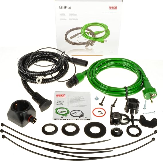 DEFA 460785 Multicharger Connection Set 2.5 m Connection Cable + 460829 Socket (Set of 2)