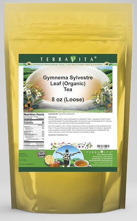 Gymnema Sylvestre Leaf (Organic) Tea (Loose) (8 oz, ZIN: 511809)