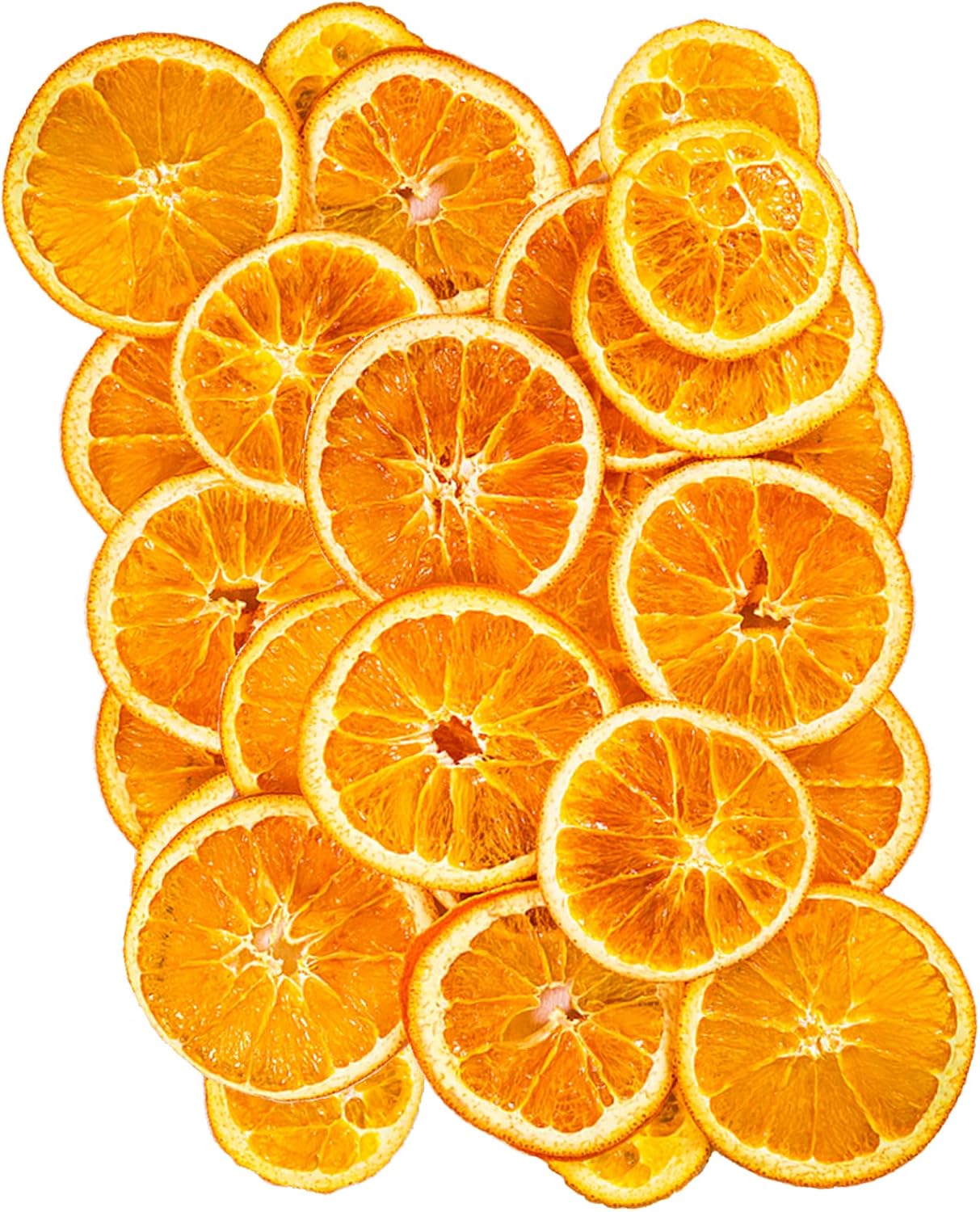 30 Pcs Dried Orange Slices, Christmas Wreath Making Supplies, Natural Orange Slices Faux Floral Supplies for Christmas Party Xmas Tree Craft Florist Decoration