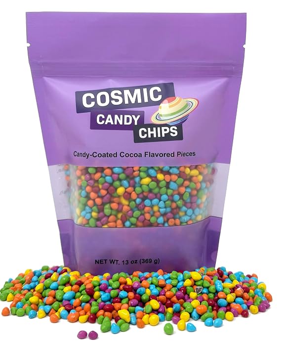 Cosmic Brownie Sprinkles, Rainbow Chips for Cosmic Brownies 13 oz