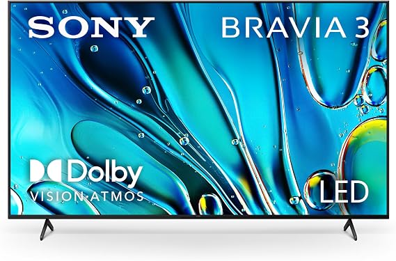 Sony 85 Inch BRAVIA 3 LED 4K HDR Smart GoogleTV (K-85S30)