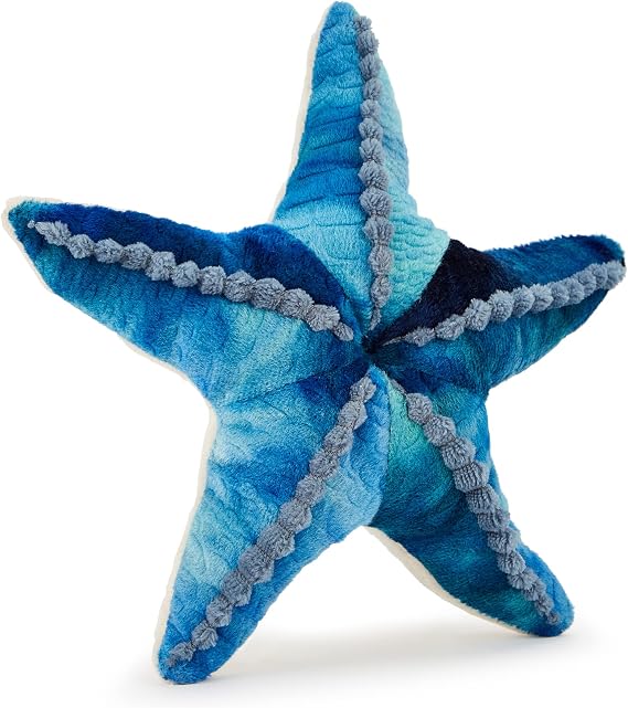 Zappi Co Soft Stuffed Cuddly Toy for Children Blue Starfish Plush Toy (23-25 cm) Safari Animals Collection Plush Teddy Newborn First Child