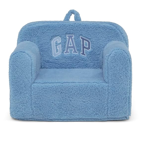 babyGap by Delta Children Sherpa Chair- Greenguard Gold Certified, Blue