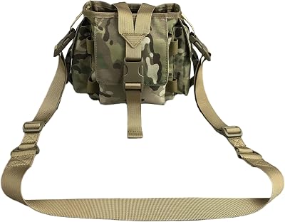 Jolmo Lander Molle Canteen Cover Canteen Pouch Canteen Carrying Case with Shoulder Strap,100% Nylon