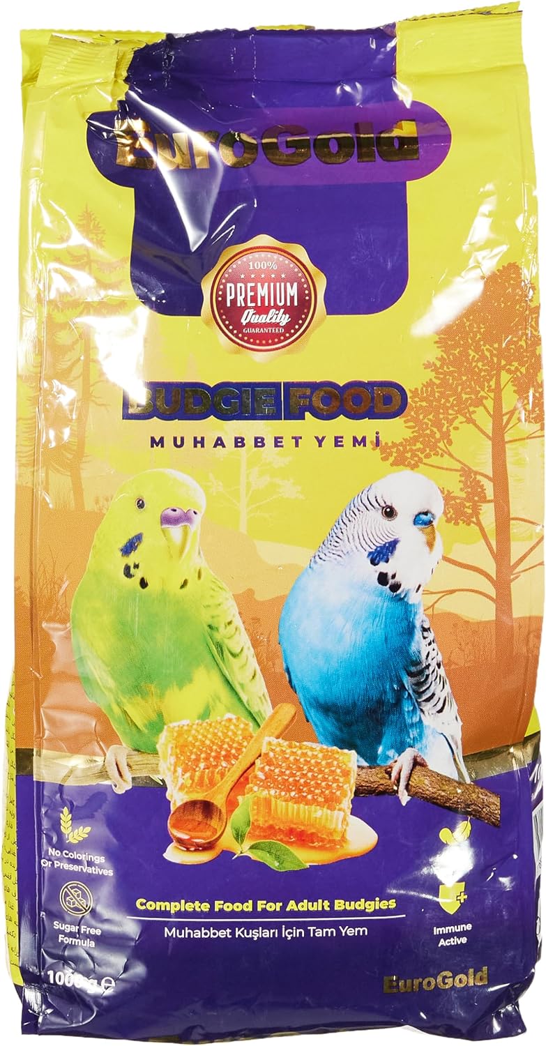 EuroGold Honey and Fruit Budgie Food, 1 Kg