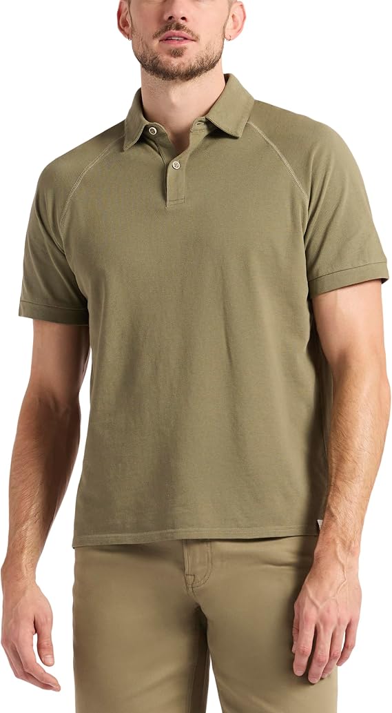 Buffalo David Bitton Men's Short Sleeve Knit Polo