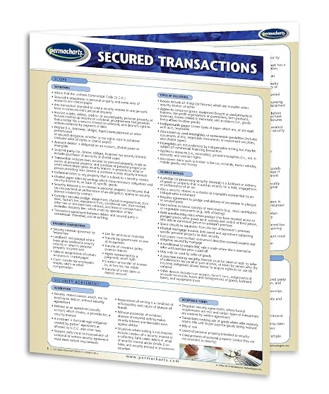 Secured Transactions Guide - Financial Quick Reference Guide by Permacharts