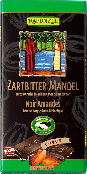 Rapunzel Tableta Choco-Almendras Rapunzel 80 G 100 g
