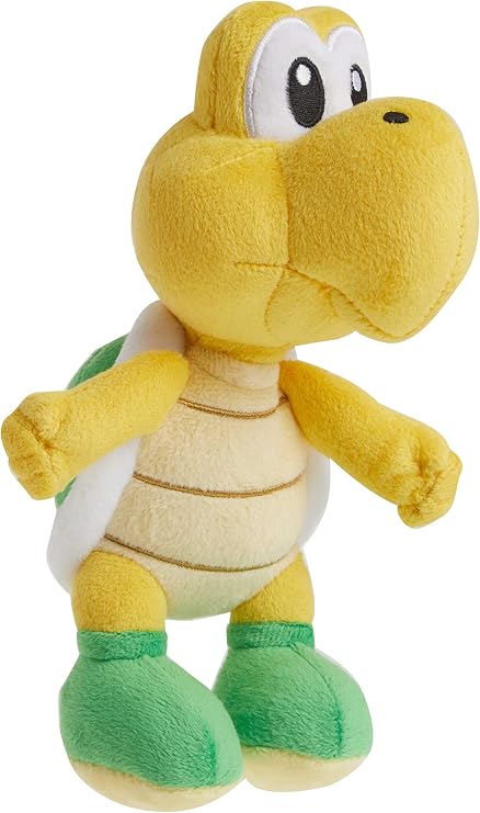 Little Buddy Super Mario All Star Collection 1425 Koopa Troopa Stuffed Plush, 7",Multi-Colored