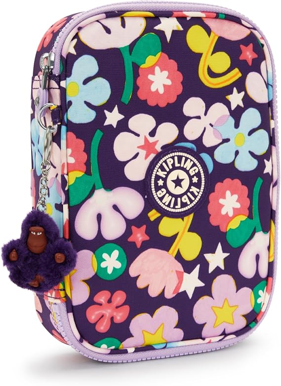 Kipling Women's 100 Pens Bts Printed Case, Organize Accessories, Art Supplies, Makeup, Travel Organizer