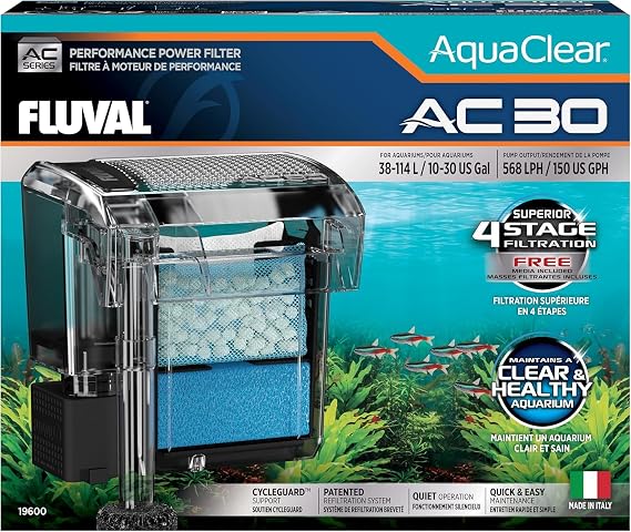 Aqua Clear - Fish Tank Filter - 10 to 30 Gallons - 110v