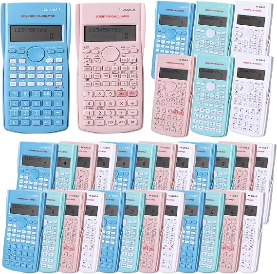 32 Pcs Non-Graphing Scientific Calculators Bulk for Students