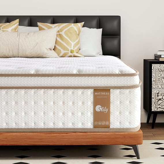 12IN King Size Mattress, Pocket Sprung Mattress, Motion Isolation