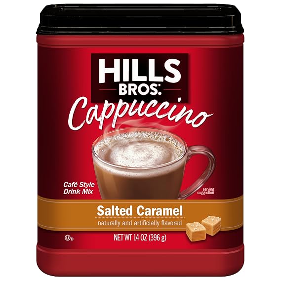 Hills Bros. Cappuccino Mix - Salted Caramel, 14 oz