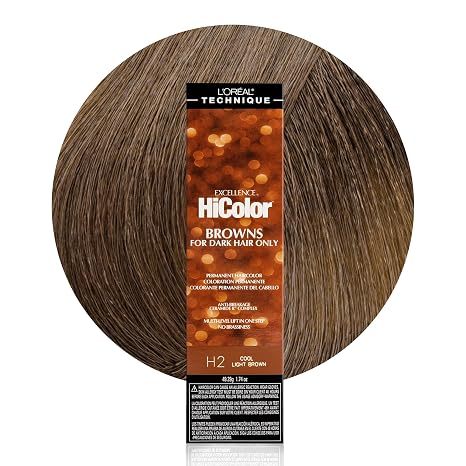 L'Oreal Technique HiColor Browns & Blondes Permanent Hair Color - Lifts Dark Hair in One Step, No Brassiness, Rich, Smooth Creme Formula, Intense, Long-Lasting Color