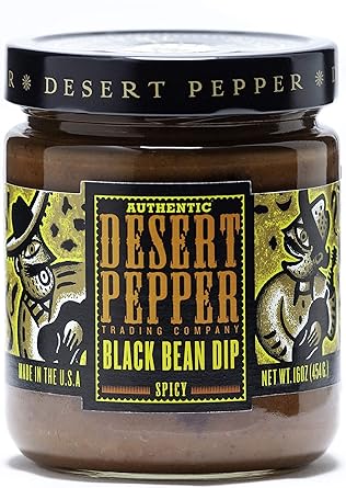 Desert Pepper Trading Company , Spicy Dip, Black Bean, 16 Ounce