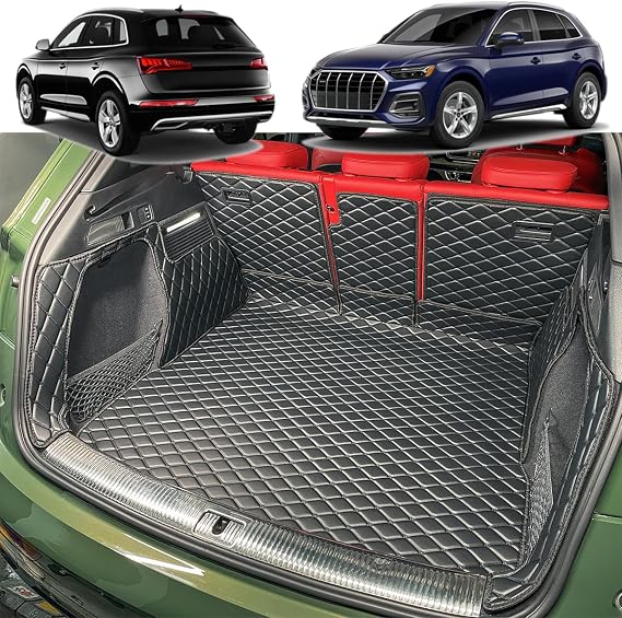 Boot Liner for 2017-2025 Audi Q5 Boot Mats | (and Rear Left and Right Side Panels) Dog Friendly