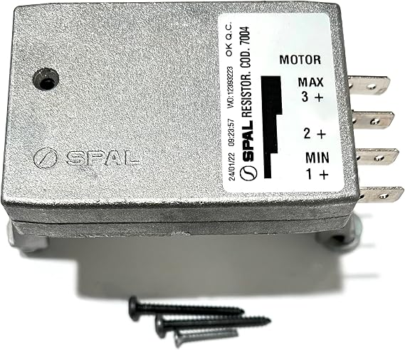 SPAL 7004 4 Terminal 3 Speed Blower Resistor 12 Volt