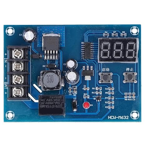 Battery Charging Control Module DC10?30V -M632 Charging Control Module Controller Board for 12?24V Battery