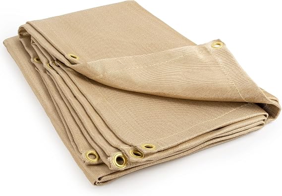 YESWELDER Fiberglass Welding Blanket 4 x 6ft Insulation Blanket 1/3" 8mm
