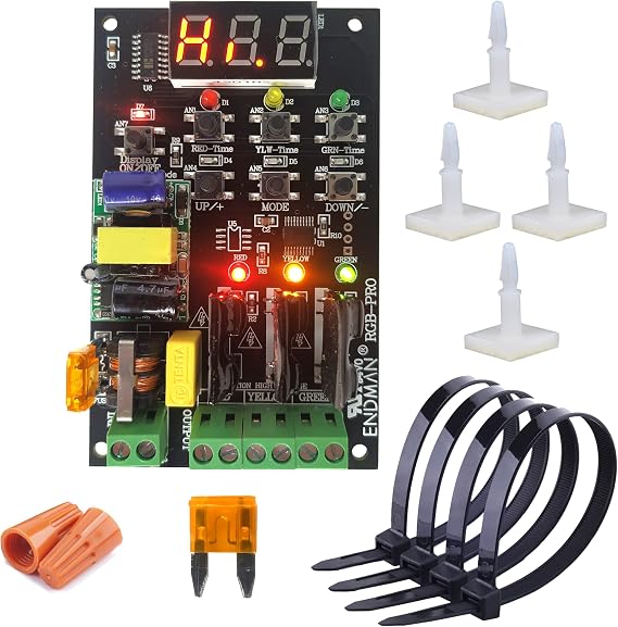 Traffic Light Controller Sequencer with 39+ Sequences, 3 Channel