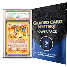 Pokemon TCG: Graded Mystery Collection Box - Contains 1 Graded Card, 20 Cards Including 1 First Edition, and 1 Factory Sealed Booster Pack