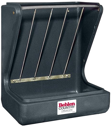 Behlen Country Poly Pro Wall Feeder 282418 | Single-Piece Poly Design