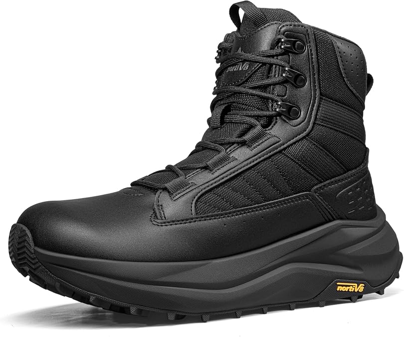 NORTIV 8 Men's Wide Toe Box Work Combat Boots