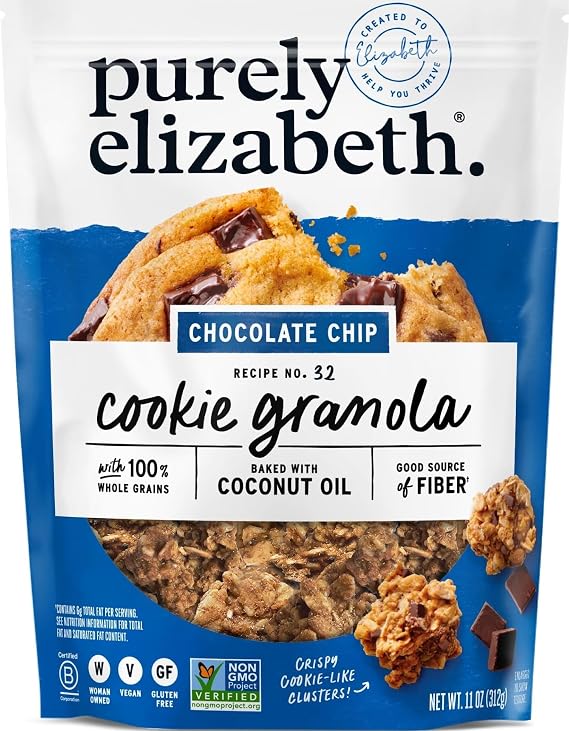 Purely Elizabeth, Cookie Granola Chocolate Chip, 11 Ounce