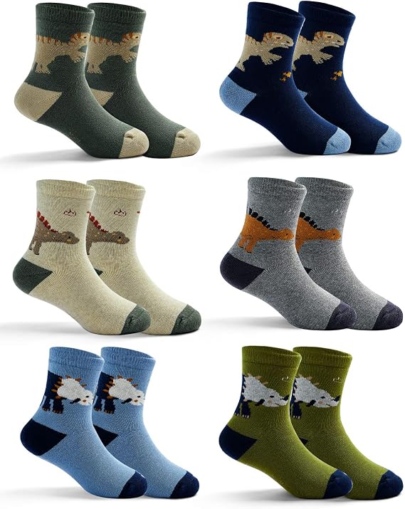 Moon Tree Boys Thick Cotton Socks Kids Warm Socks Winter Thermal Crew Socks