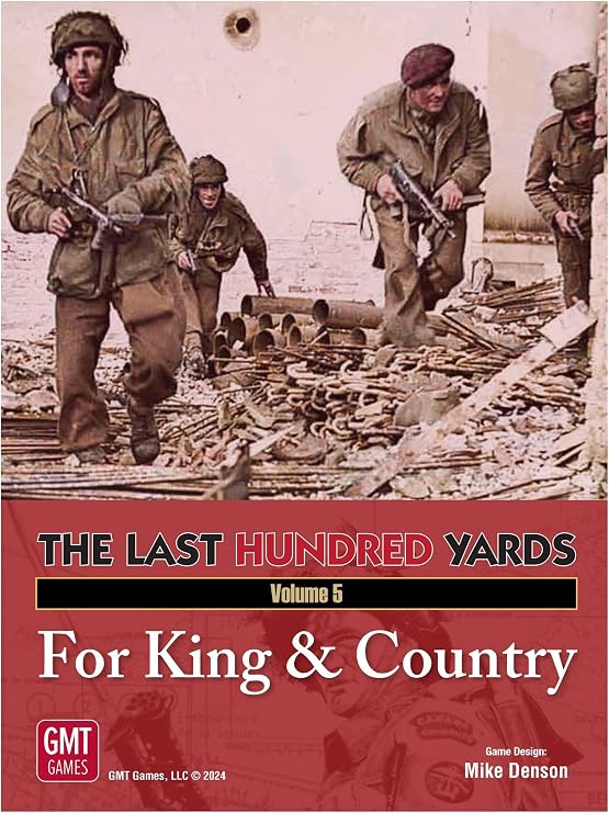 GMT Games The Last Hundred Yards Vol. 5: for King & Country, Expansion Board Game for Adults Ages 18+