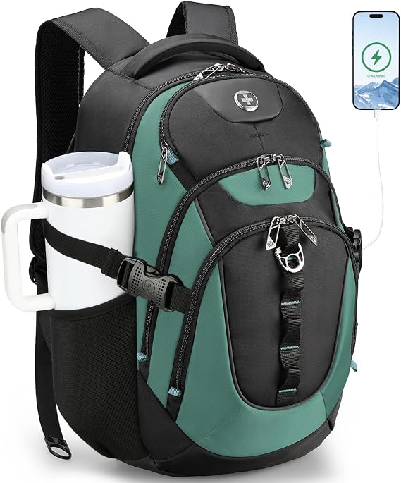 Swissdigital Design Laptop Backpack for Men with USB Charging Port SD803-27