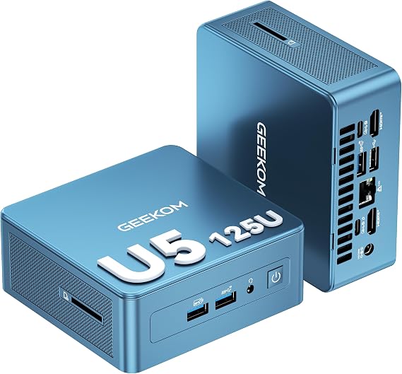 GEEKOM Mini PC IT12 最高のインテル NUC12 代替品、第12世代インテル i7-1280P ミニコンピューターによる3年間の品質サポート、16GB RAM/512GB SSD 拡張可能 Windows 11 Pro デスクトップPC、デュアルUSB 4.0/2.5G LAN/8K。
