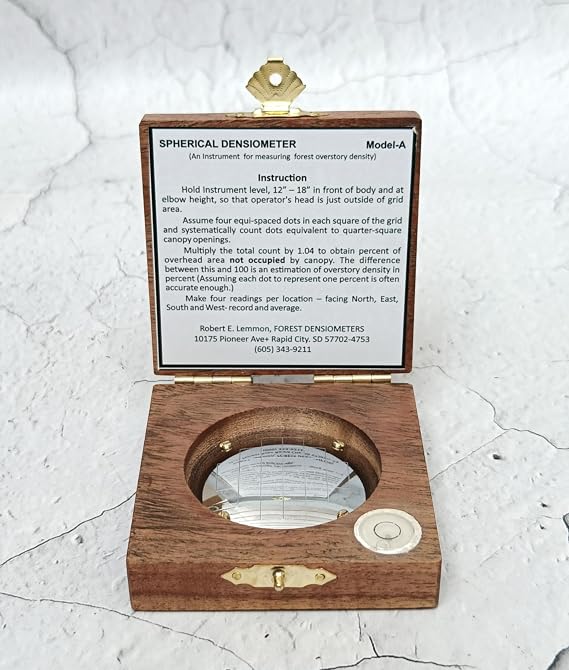 Forestry Densiometer, Convex, Spherical Crown, Adult, Unisex, Nature, Science Fundamentals Kit