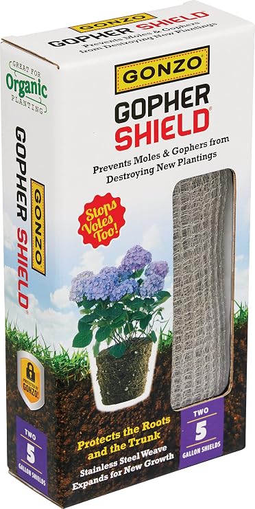 GONZO Gopher Shield - Gopher Protection for Lawns - 16 x 20 in - Solid