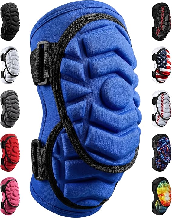 Exxact Sports Defender Plus Baseball Elbow Guard Youth & Adult, Batters Softball Elbow Guard Baseball with Adjustable Straps