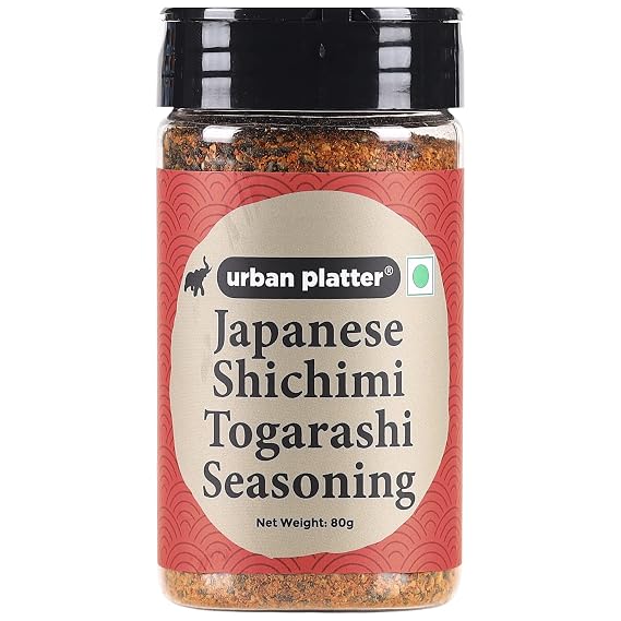 Urban Platter Japanese Nanami Togarashi Seasoning Shaker Jar, 80g / 2.8oz [Signature Blend of 7 Spices]